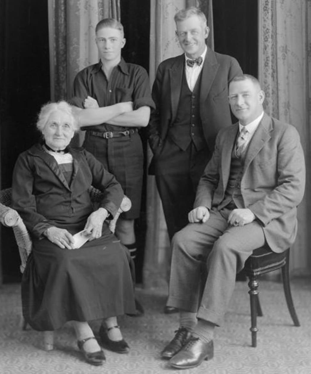 The McIsaac family in the 1920s.