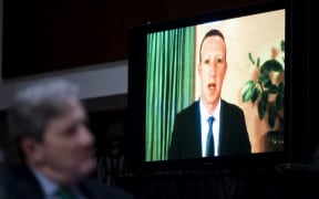 WASHINGTON, DC - NOVEMBER 17: Mark Zuckerberg, Chief Executive Officer of Facebook, testifies remotely as Sen. John Kennedy, R-La., looks on during the Senate Judiciary Committee hearing on "Breaking the News: Censorship, Suppression, and the 2020 Election" on November 17, 2020 in Washington, DC.