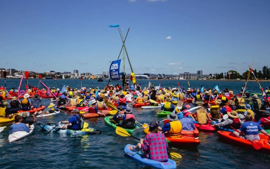 Climate protest in Newcastle, Australia.