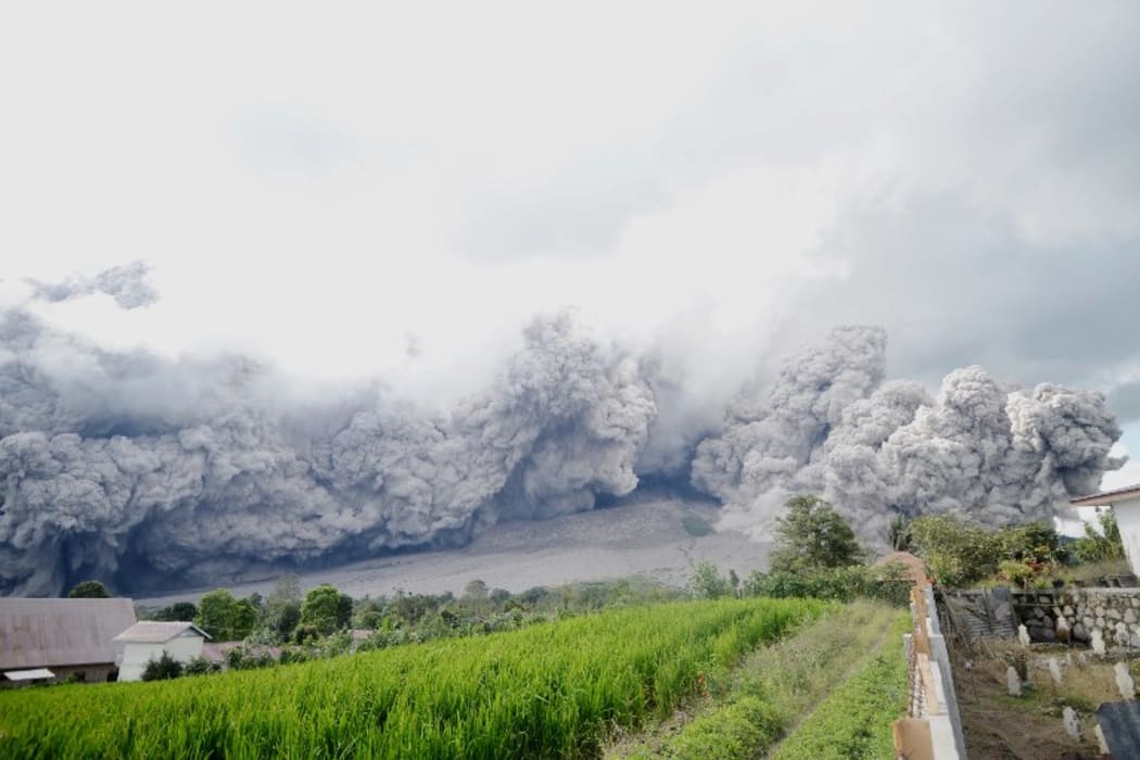 On 27 December 2017 Sinabung volcano in Karo, North Sumatra, Indonesia is again experiencing eruption activity.