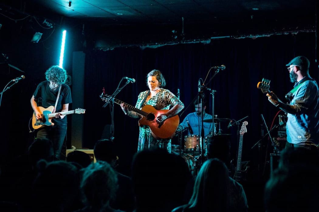 Anika Moa and band at The Kings Arms