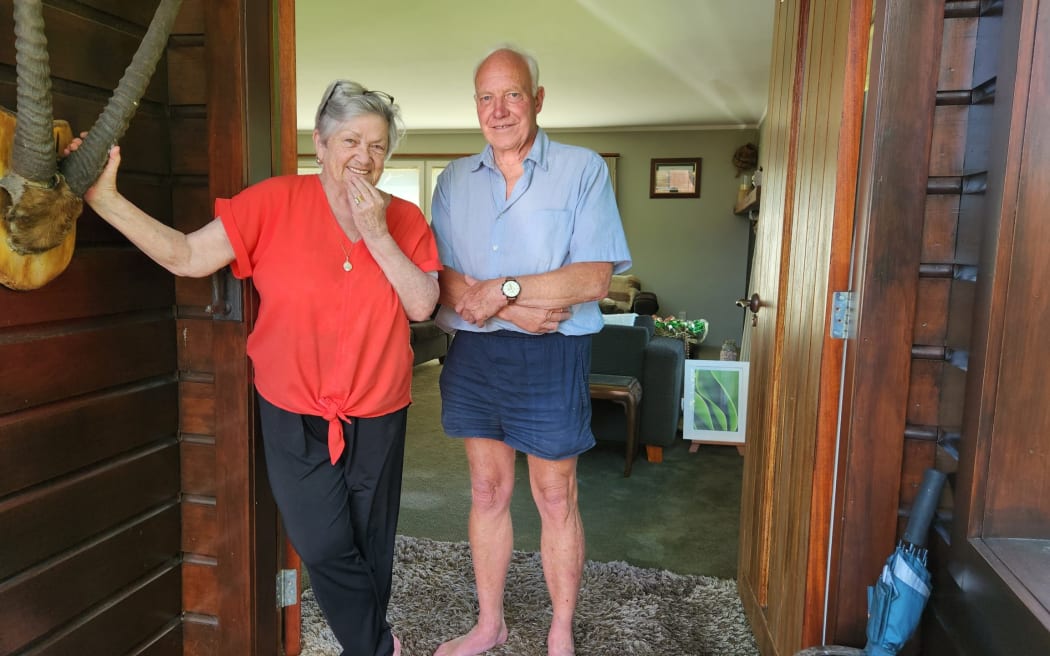 "It's our precious baby": Long-term residents Jenny and Murray Wilson.