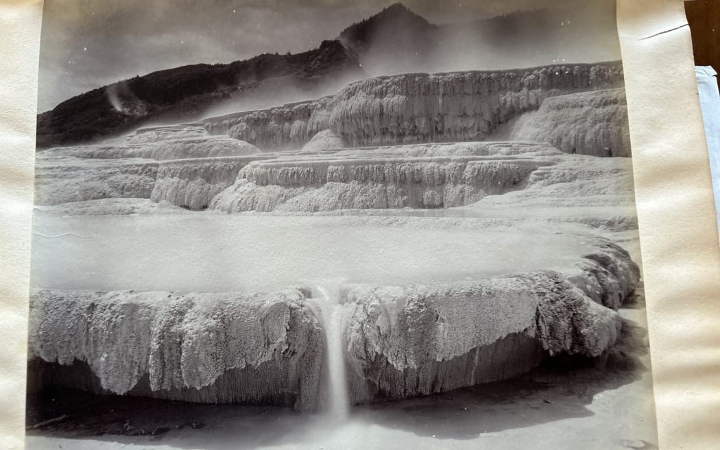 Original photos of the Pink and White Terraces