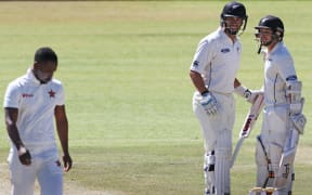 Ross Taylor batting during Day 2. Zimbabwe v New Zealand Black Caps, 1st Test at Bulawayo, Zimbabwe. 28 July - 1 August 2016.