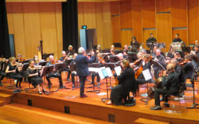 Orchestra rehearsals.