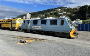 The Track Evaluation Car in Wellington on 2 May 2023.