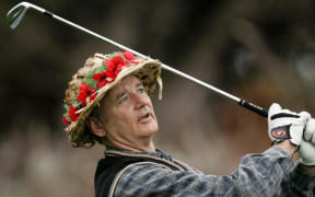 Bill Murray at the Pebble Beach National Pro-Am golf tournament