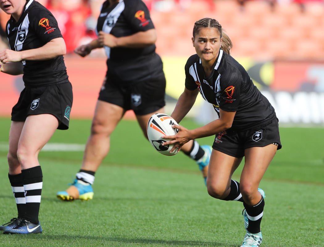 Kiwi Fern's Nita Maynard in action