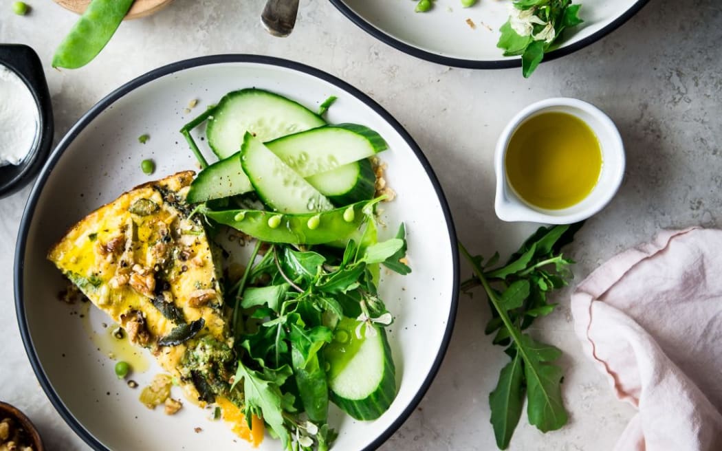 Lemony, Leek, Ricotta & Fennel Tart