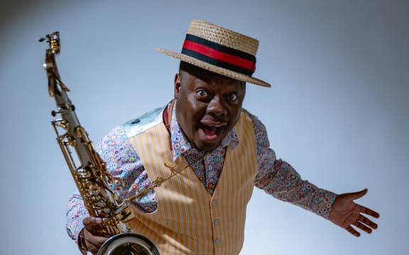 Saxophonist Thabani Gapara