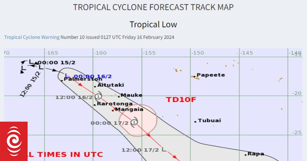 Ciclón de categoría 1 azotará Rarotonga