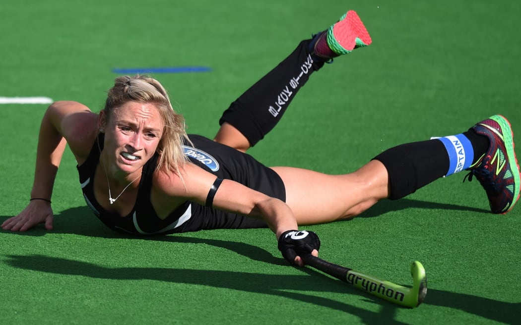The Black Sticks' player Anita Punt in action.