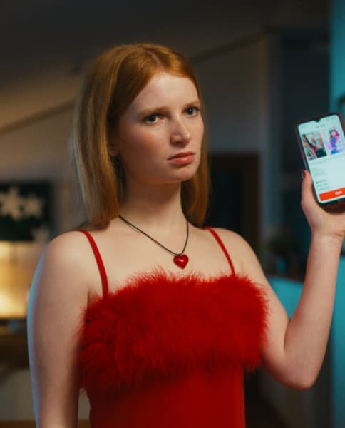 The Sender was shot in portrait mode to fit in with social media formats.