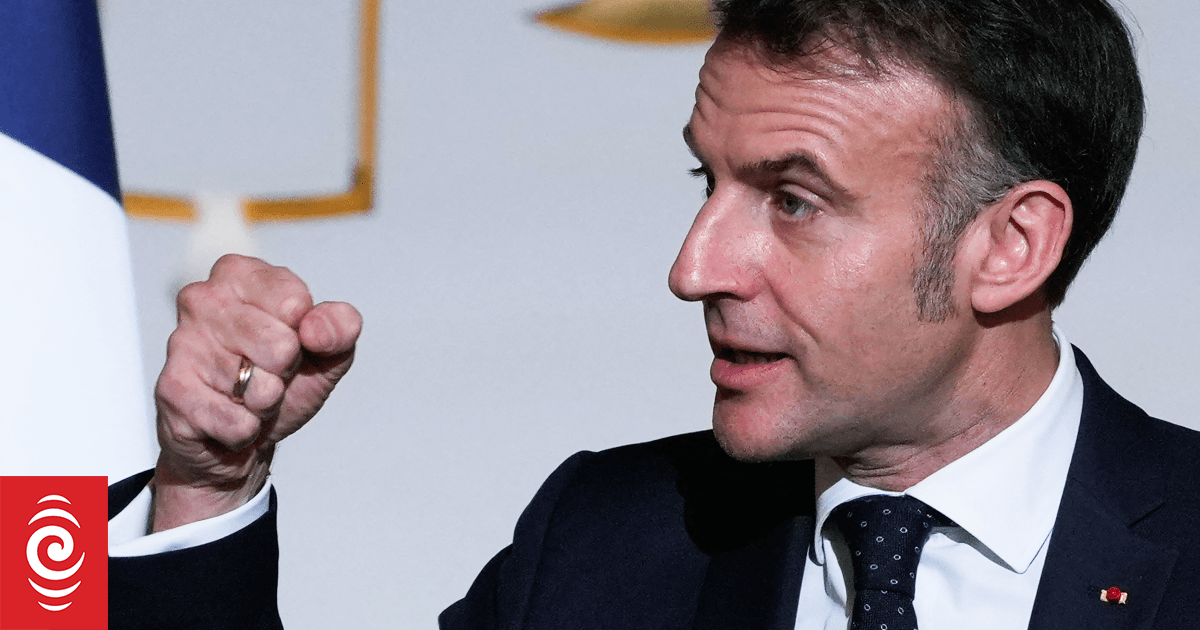 French President Emmanuel Macron accuses US of 'breaking free from international rules'