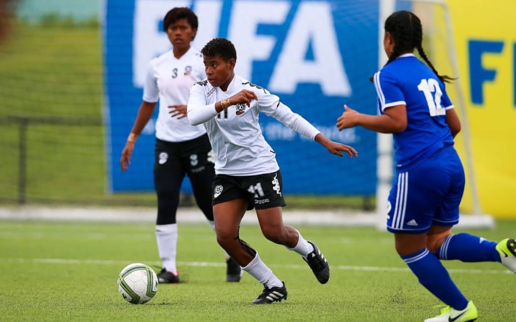Fiji's Cema Nasau opened the scoring.