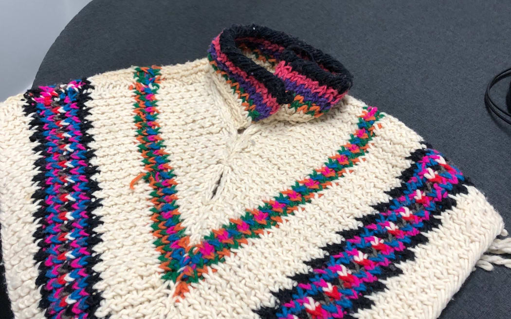 Ali Jones' childhood poncho