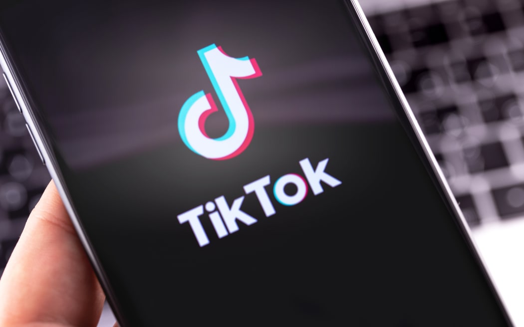 TikTok logo.