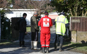 Council inspectors assess houses in flood-prone areas in Whanganui,