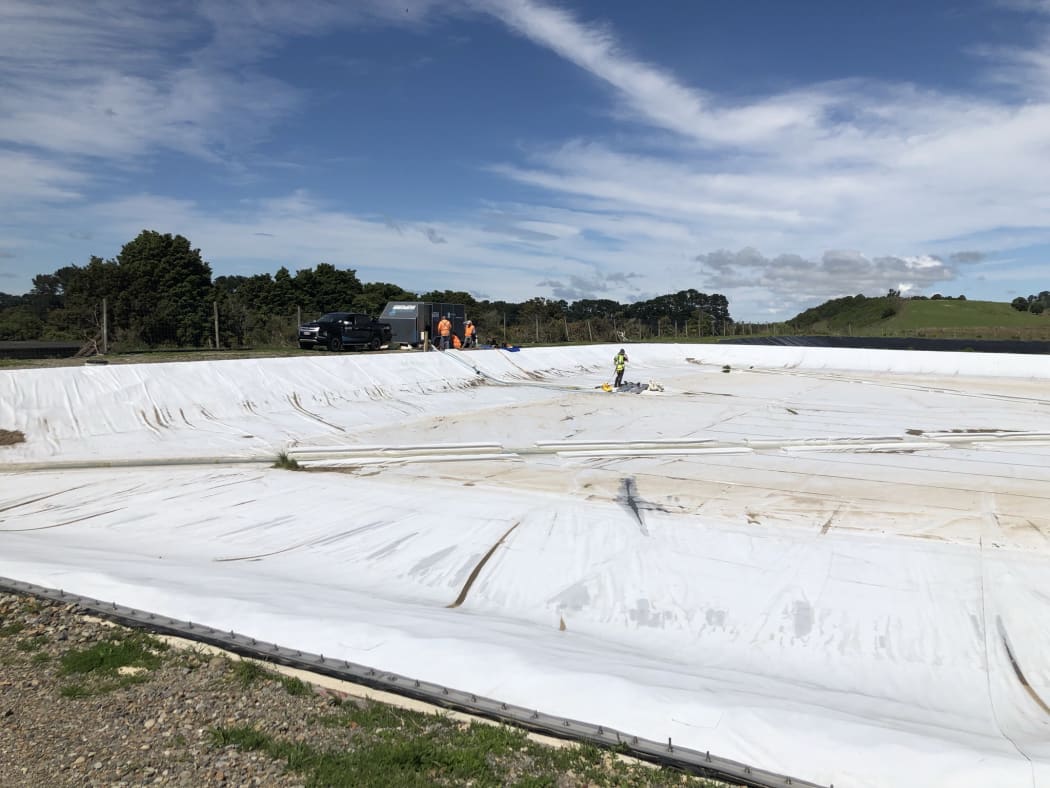 The Waiohine Treated Water Reservoir in South Wairarapa.
