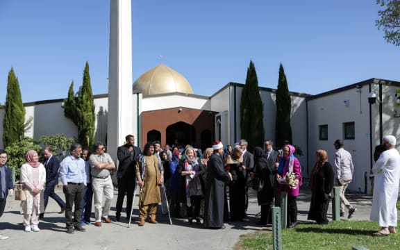 Jacinda Ardern was warmly greeted by families at the plaque unveiling on 24 September, 2020.