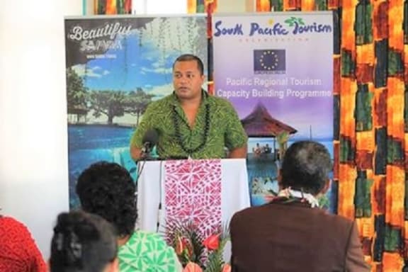CEO of Samoa Tourism Authority, Fa'amatuainu Lenata'i Suifua.