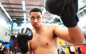 Heavyweight boxer Junior Fa.