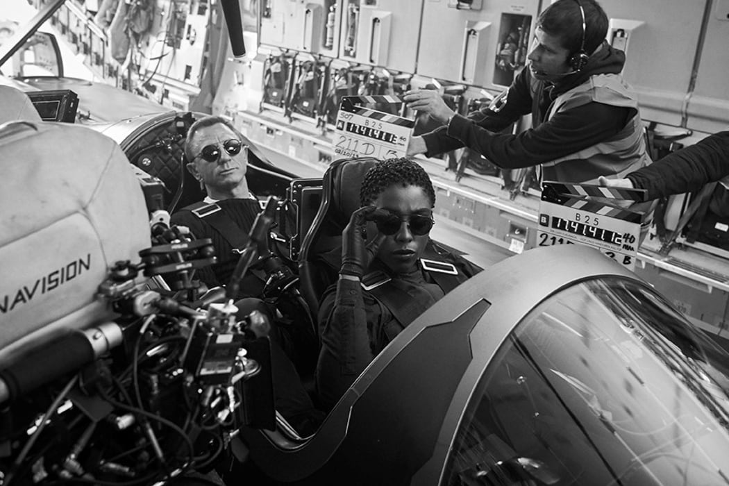 James Bond on set photo