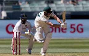 Cameron Green of Australia batting against India 2020.