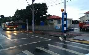 The police and fire service are treating the fire at Paraparaumu School as suspicious.