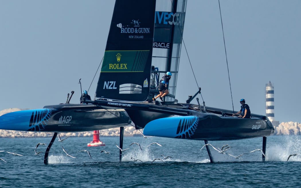 New Zealand SailGP Team, Dubai, 2024.