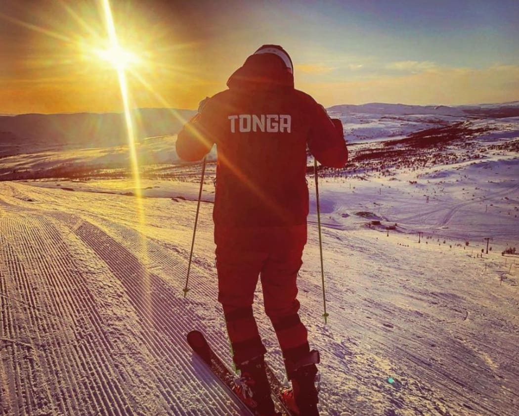 Kasete Naufahu Skeen lives near a ski resort in Sweden.