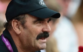 Valerie Adams' coach Jean Pierre Egger.