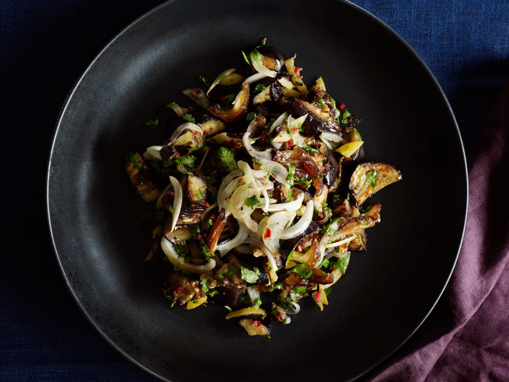 Eggplant & Date Salad