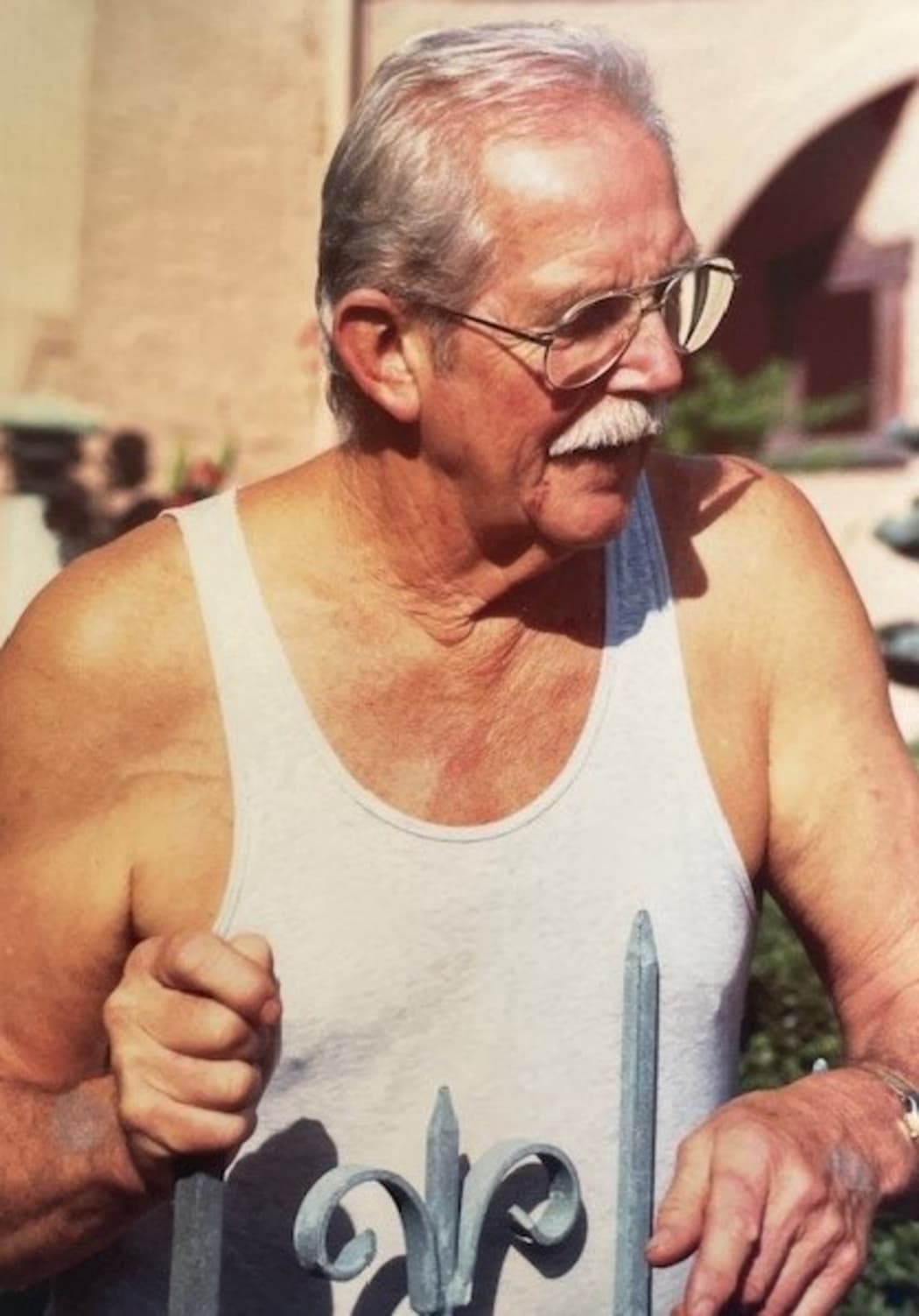 Peter Brady spent over 40 years tending his designer garden.