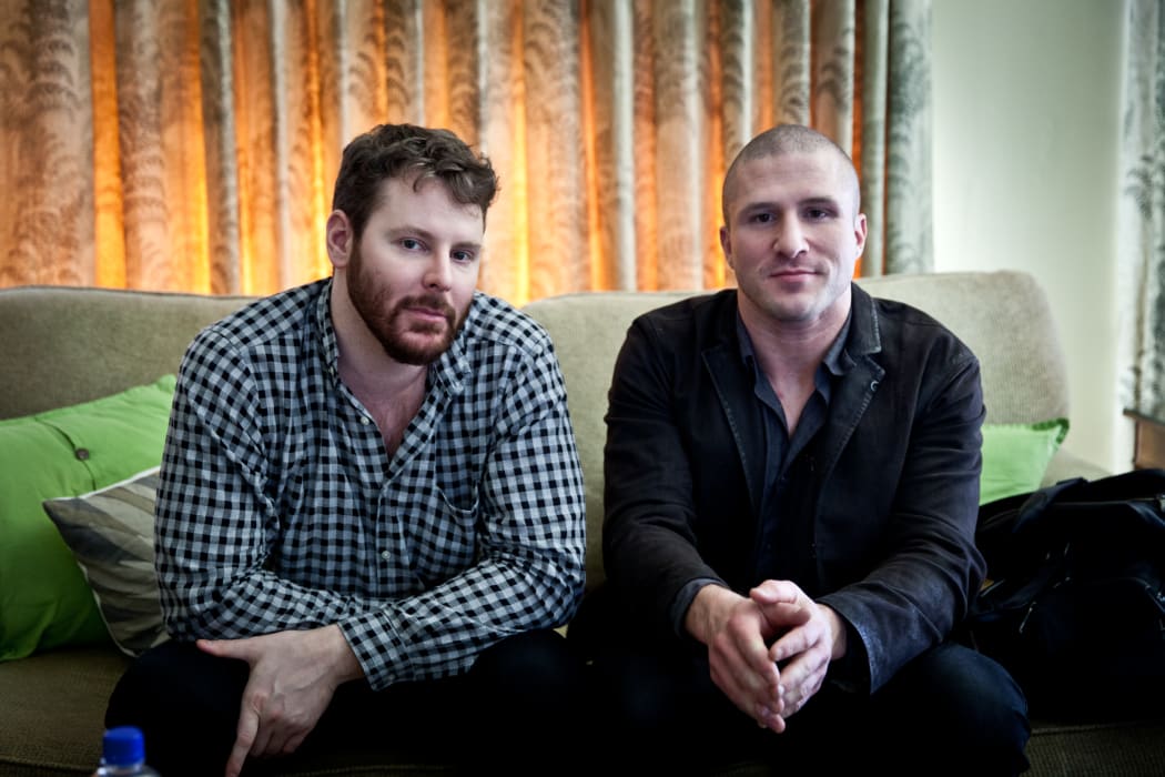 Napster co-founders Sean Parker (left) and Shawn Fanning.