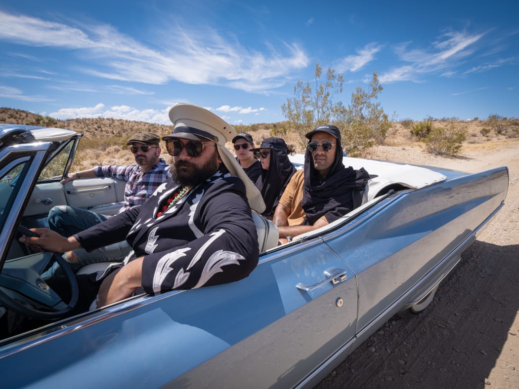 TeMatera Smith, Troy Kingi, Ezra Simmons, Marika Hodgson, and Treye Liu in Joshua Tree