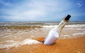 message bottle