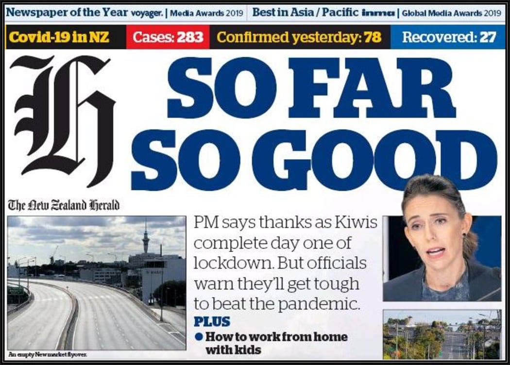 Last Friday's New Zealand Herald