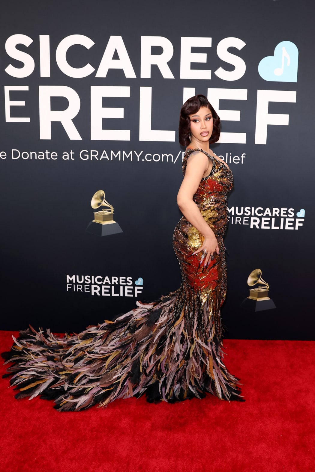 Cardi B attends the 67th Annual GRAMMY Awards at Crypto.com Arena on February 02, 2025 in Los Angeles, California.