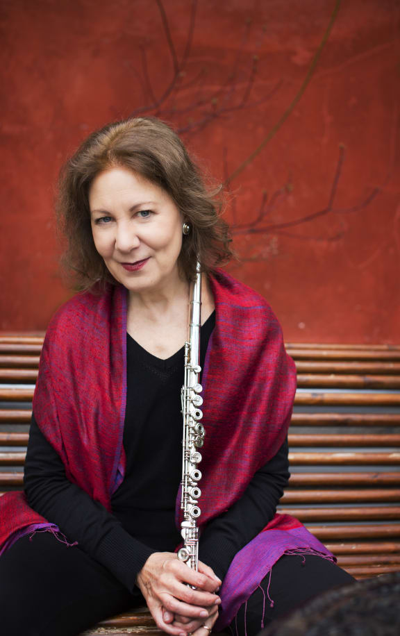 Flutist Camilla Hoitenga