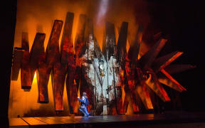 A scene from Die Walküre at The Met