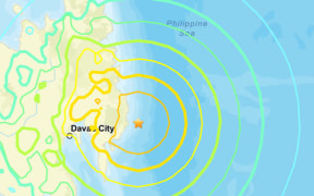 A magnitude 7.4 earthquake struck 20km east of Santiago, Philippines on 10 October 2025.