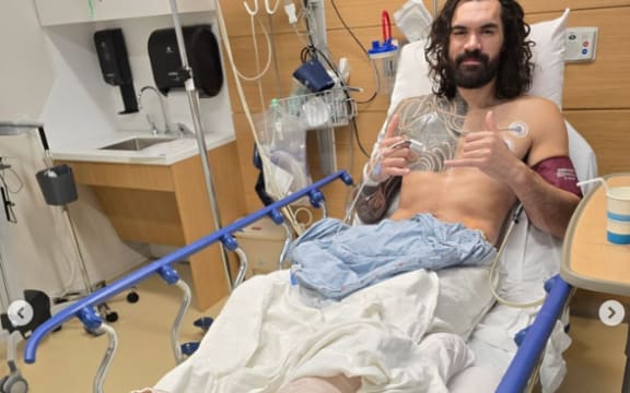 Steven Adams posts from hospital.