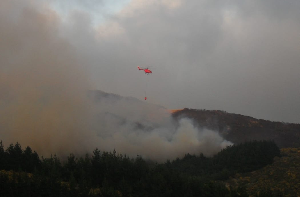 The fire burned through up to 60 hectares of scrub.