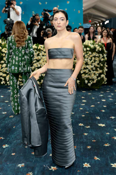 Lorde attends the 2025 Met Gala Celebrating "Superfine: Tailoring Black Style" at Metropolitan Museum of Art on May 05, 2025 in New York City.