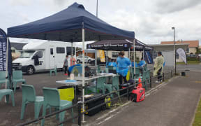 Ngāti Ruanui Healthcare's pop up clinic at Eltham