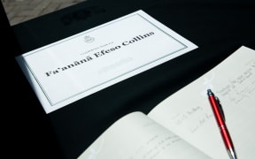 Condolence book for Fa'anānā Efeso Collins