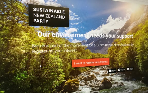 Vernon Tava's Sustainable New Zealand Party website.