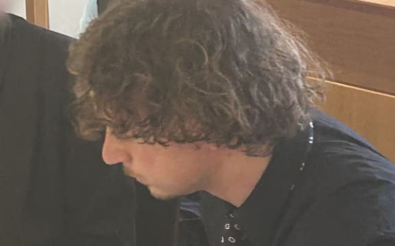 Jordan Tegus, 27, is on trial in the Wellington District Court.