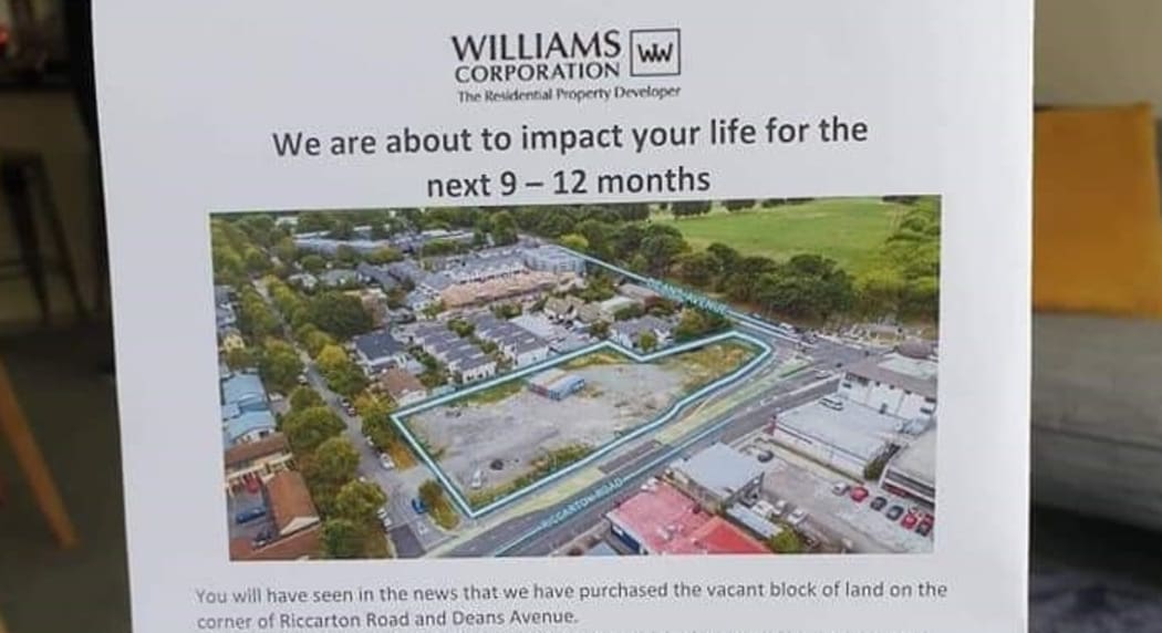 Fake flyers purporting to be from Williams Corporation have been distributed in Christchurch.The company says they contained false statements and has reported the flyers to police.
